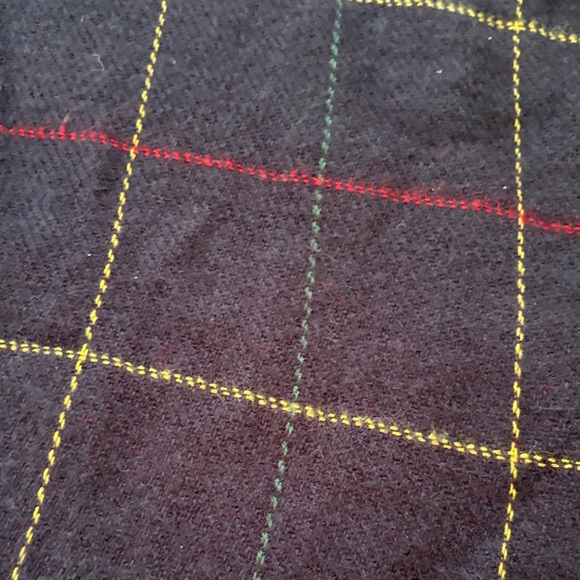 Zara Red and Navy Kids Knit Poncho - Picture 4 of 6